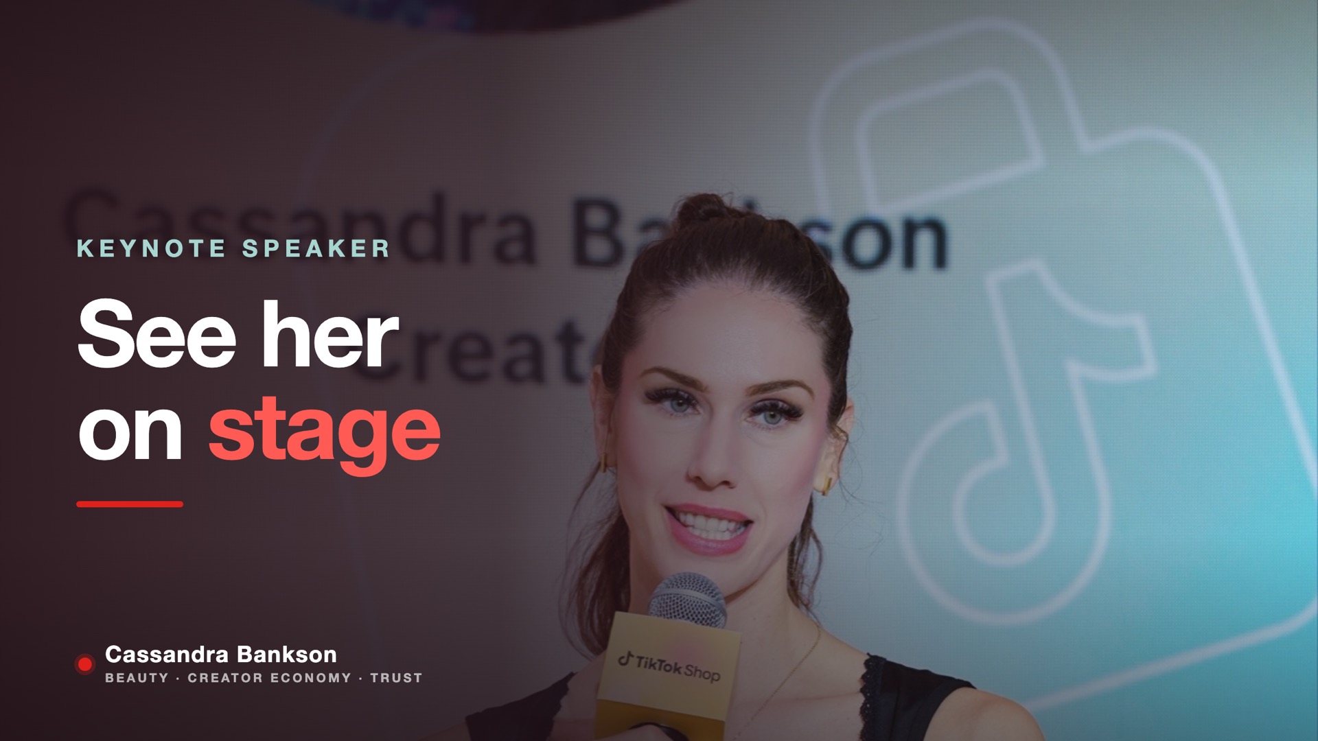 Cassandra Bankson featured talk on beauty, skincare, and the creator economy